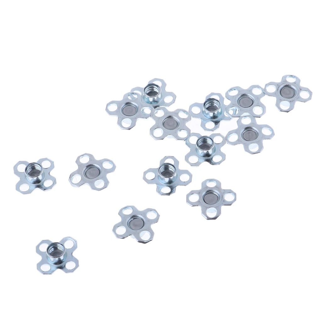 14pcs Golf Shoe Spikes Replacements Metal Thread Golf Cleats with Traction Stability Environmental Golf Training Aids