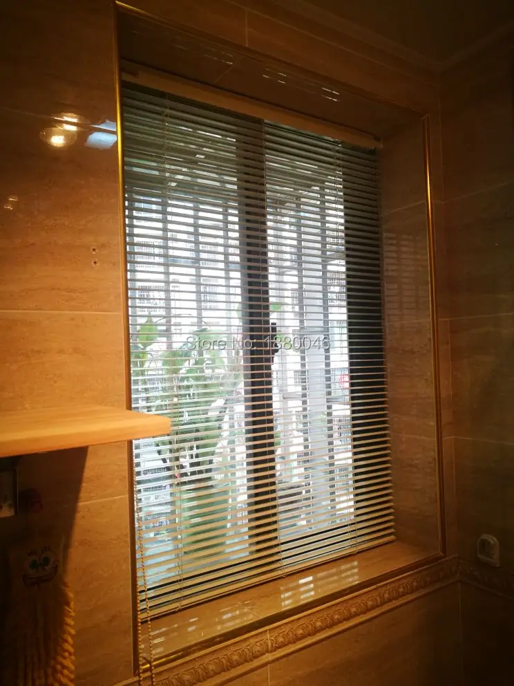 

ice cracks design Waterproof PVC venetian blind, shading shutter bathroom kitchen bathroom window roller shutters rolling screen