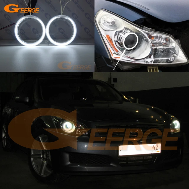 For Infiniti G35 G37 2007 2008 2009 Hid Xenon Headlight Excellent For Infiniti G35 G37 2007 2008 2009 Hid Xenon Headlight Excellent Angel Eyes Ultra Bright Illumination Ccfl Kit