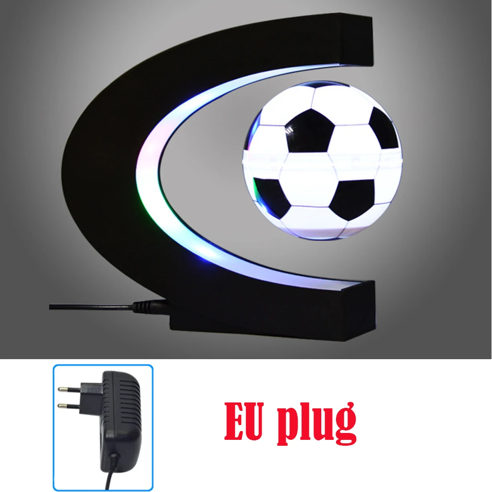 Футбол левитации создать вы Футбол мяч светодиодный Maglev жизни заслуживают поклонников подарок ЕС AU США хороший продукт дропшиппинг - Цвет: EU plug