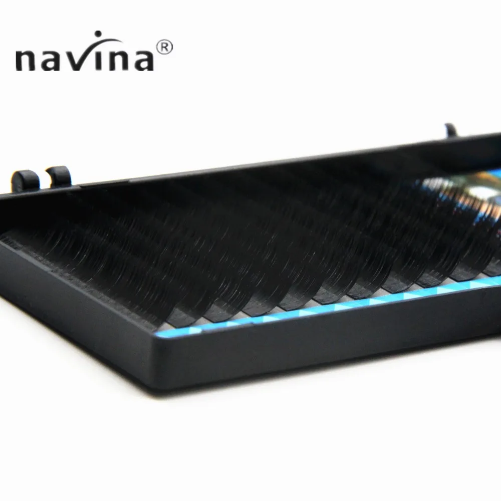 Накладные ресницы Navina J/B/C/D искусственные норковые шелковые накладные из норки 3d