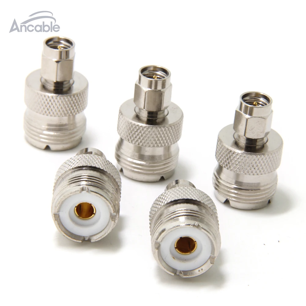 5 Pack SMA Female Jack to SMA Female Jack RF Coaxial Coax Adapter Connector
