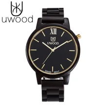 UWOOD модные деревянные часы для мужчин Япония Miyota кварц наручные часы для мужчин и женщин часы из натурального дерева relogio masculino