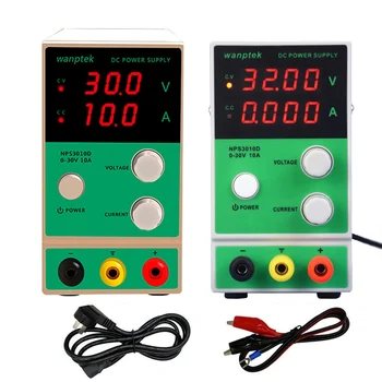 

Wanptek NPS3010D Mini Adjustable Switching DC Power Supply 0-30V 0-10A Digital Voltage Regulator laboratory Power Source