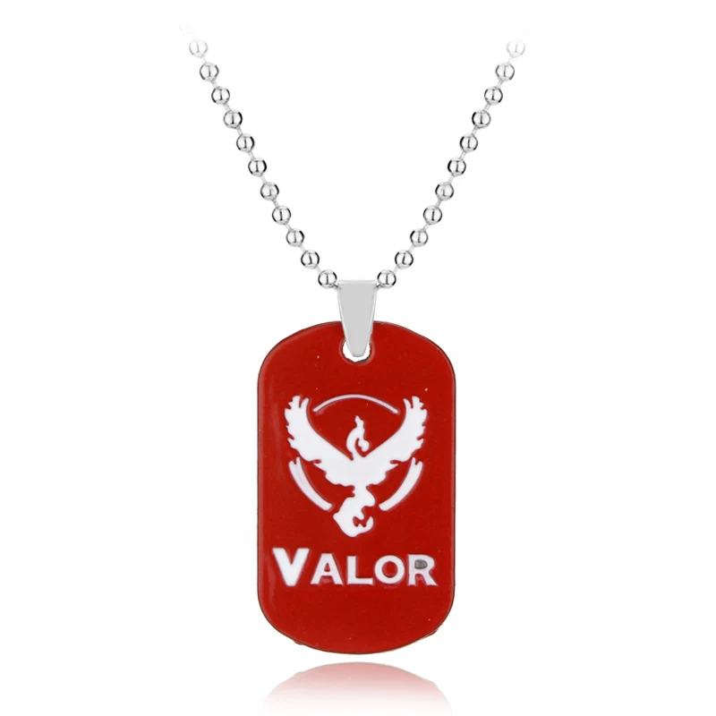 Go Dog Tag Team доблестный мистический инкт логотип игра аниме кулон металлическое