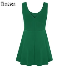 Women Summer Dresses Sleeveless Sexy Backless Women Tunic Dress Solid Pleasted A-Line Casual Red Femme Party Dresses Vestidos