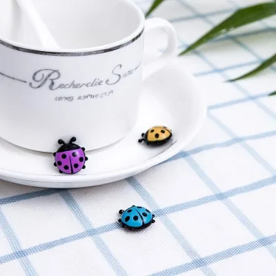 LOVE COSY 3D Ladybugs Refrigerator Magnets Wall Stickers Kitchen Decorative Message Sticker DIY Home Decoration 6pcs 2352FM | Дом и сад