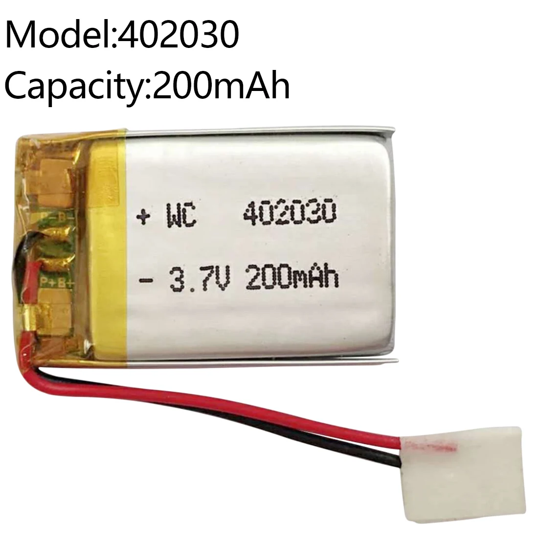 402030 3,7 V 200mAh литий-полимерный аккумулятор li-po аккумулятор для MP3 MP4 Bluetooth гарнитуры gps