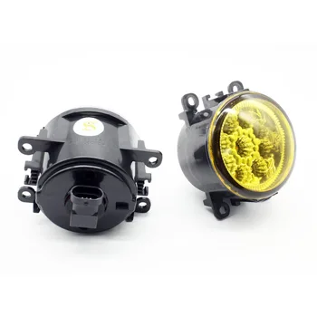 

2pcs Car Styling Round Front Bumper LED Fog Lights DRL Daytime Running Driving Yellow For Suzuki Grand Vitara 2 JT 2005-2015