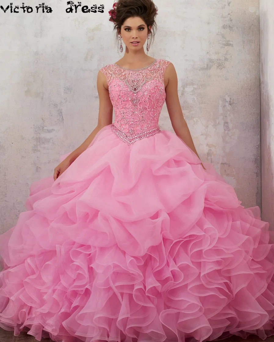 Vestido De 15 Anos Debutante Gowns Cheap Sweet Ball Gown font b Puffy b font font