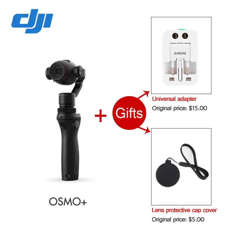 

Free Gifts In stock DJI osmo plus Handheld 4K Camera stablizer and 3-Axis Gimbal the newest osmo+ Free shipping