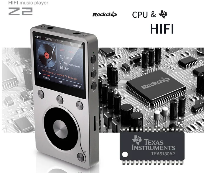 Новые оригинальные Aigo Z2 Высокое качество 8G Портативный DSD HIFI без потерь Запись аудио плеера Мини движение MP3 плеер