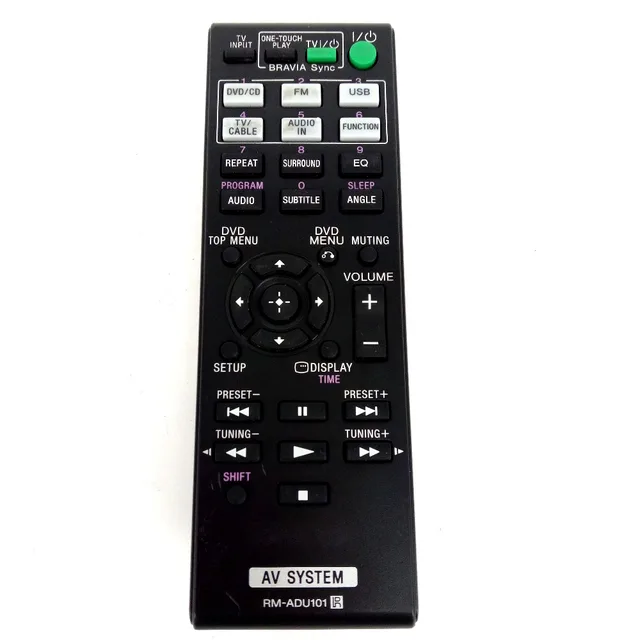 Used Remote Control Original For Sony Rm Adu101 Rmadu101 Dvd Home Used Remote Control Original For Sony Rm Adu101 Rmadu101 Dvd Home Theater System Fernbenung