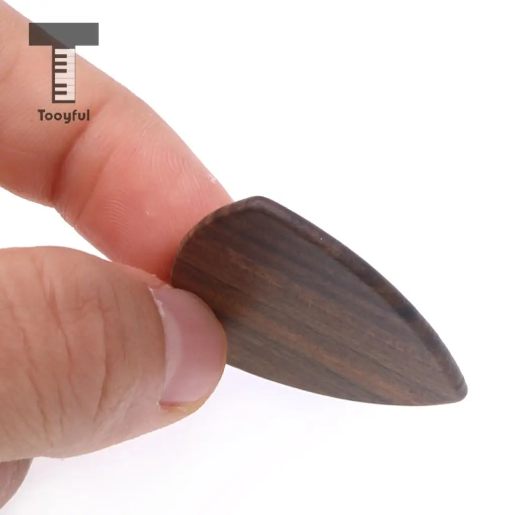 Tooyful 5 Pieces Polished Bass/Ukulele/Banjo/Guitars Picks Plectrums 2mm Thickness Musical Instrument Accessory