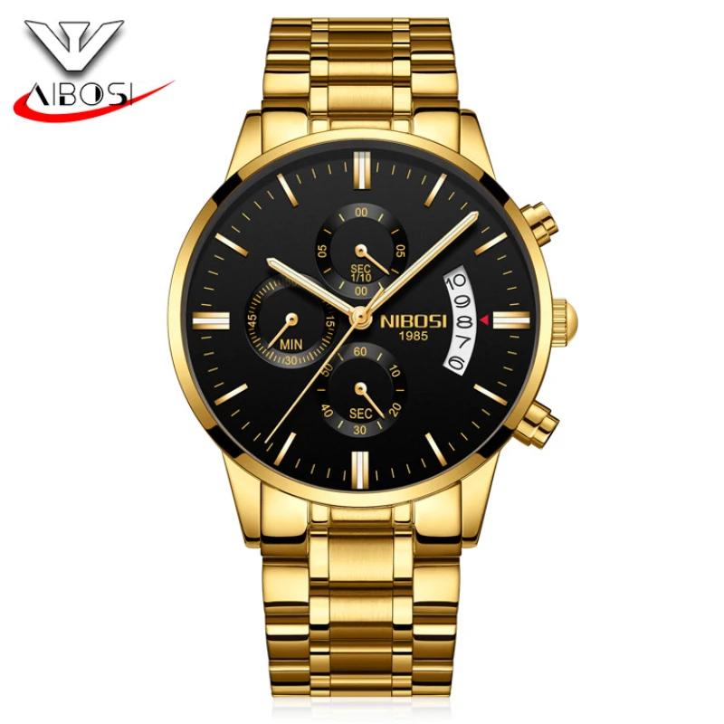 Nibosi Mens Watches Top Brand Luxury Watch Men Business Waterproof Clock Fashion Casual Sport Quartz Watch Relogio Masculino Masculino Masculinos Relogiosmasculino Watch Aliexpress