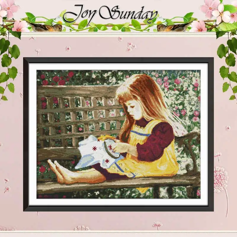 

Embroidered girl counted Cross Stitch 11CT 14CT Cross Stitch Set Wholesale DIY Chinese Cross-stitch Kit Embroidery Needlework