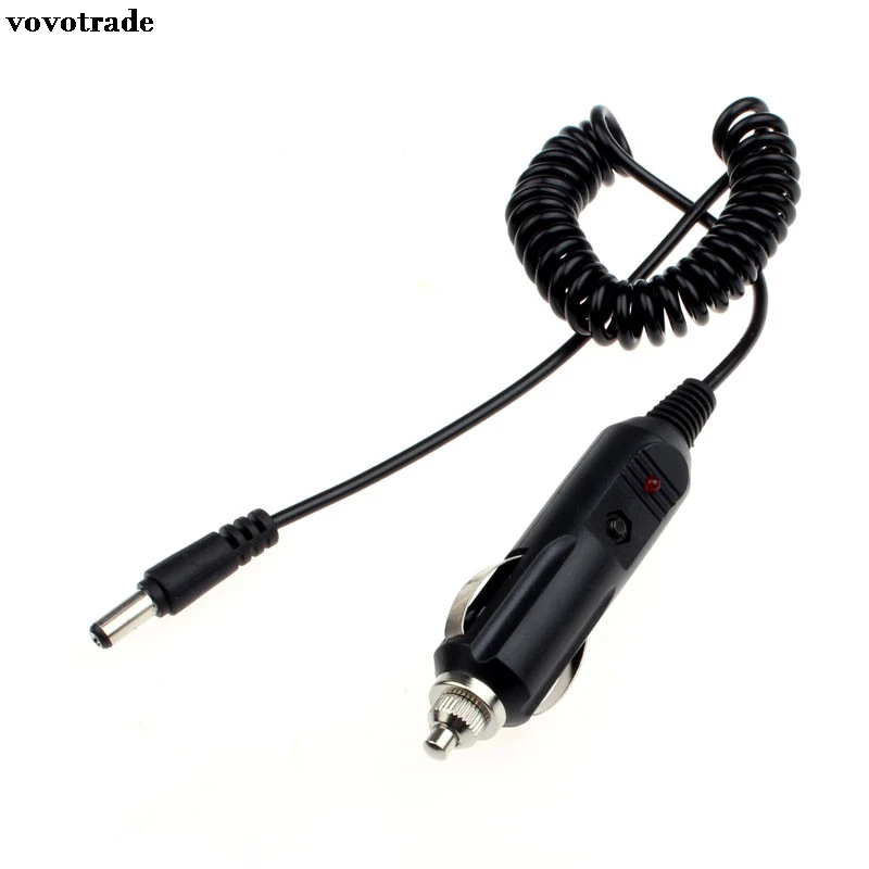 

vovotrade 12V Travel Car Charger Adapter Cable for BaoFeng UV 5R 5RA/B/C/D/E PLUS TYT TH F8 Drop Shipping