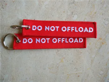 

Do Not Offload Fabric Embroidered Keychains Straps