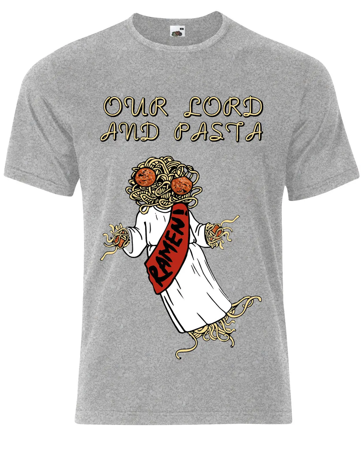 Flying Spaghetti Monster Atheist FSM Pastafarian Ramen Mens Tshirt Tee Top AG58 100% Cotton Shirt Hip Hop Funny | Мужская одежда