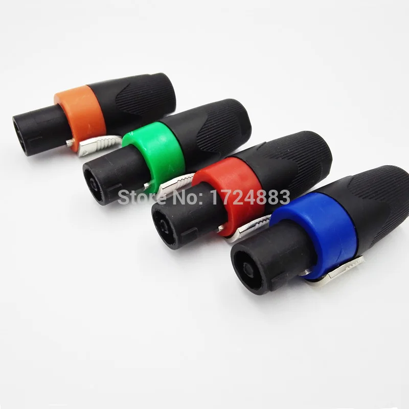 Speakon 4 Pole Plug Male Audio&Power amplifier ohm Speaker