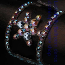 Новое поступление латинские танцевальные аксессуары ожерелья для танцев Senior Stones браслеты для женщин латинские танцевальные браслеты DXSP0140004c