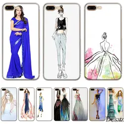 Чехол для телефона Gerleek Fashion City Girls для Iphone 6 6s 7 8 Plus 5 5S X XS Max XR жесткий чехол Защита