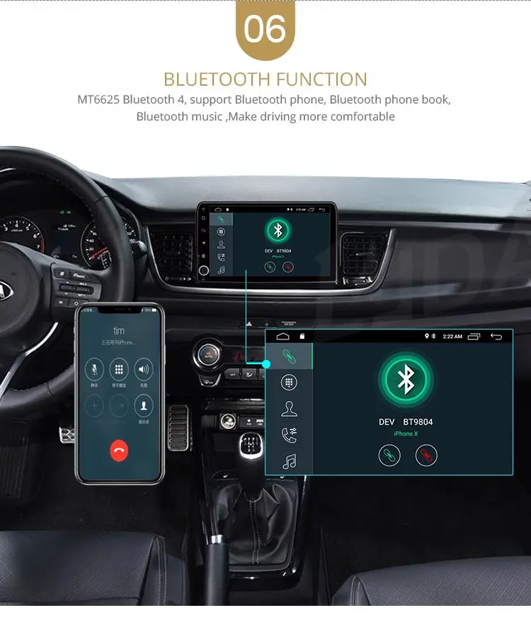 Perfect LJDA 9 Inch Android 9.1 Car DVD Player For KIA RIO 2017 2018 GPS Navigation 1Din Car Radio Multimedia WIFI Stereo RDS AutoAudio 8