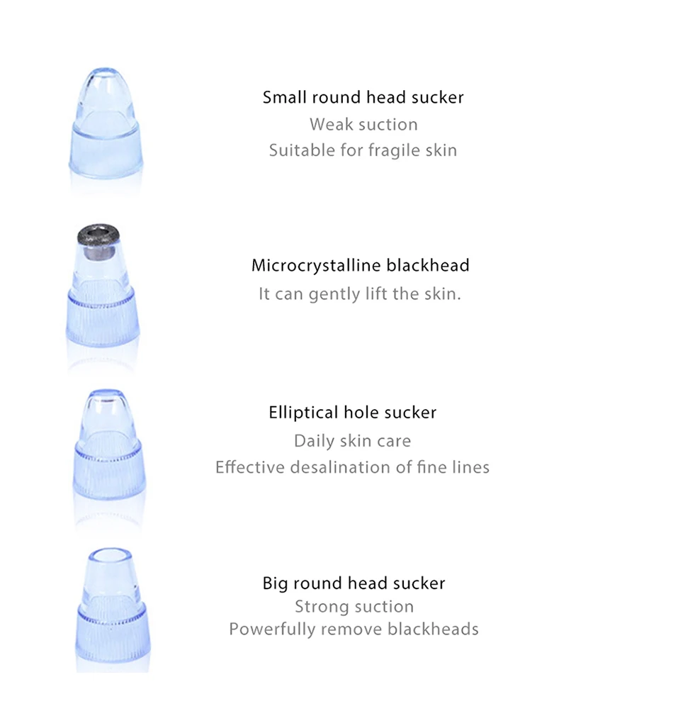 Лицо поры очищающее средство от черных точек для удаления прыщей вакуумное всасывание инструмент для удаления прыщей для акне черные точки вакуум для очистки лица очиститель
