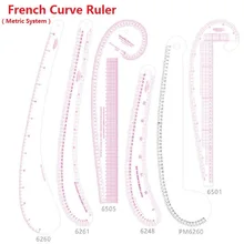 

French Curve Ruler in Metrc System; Patchwork Rulers Choose Models/Colors from #6260 #6261 #6505 #6248 #6501 #6346 #6301 #6360