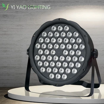 

LED Stage Lights, 54x3W RGB Par Lights, 8 Modes DMX Controlled Sound Activated Stage Effect Lighting