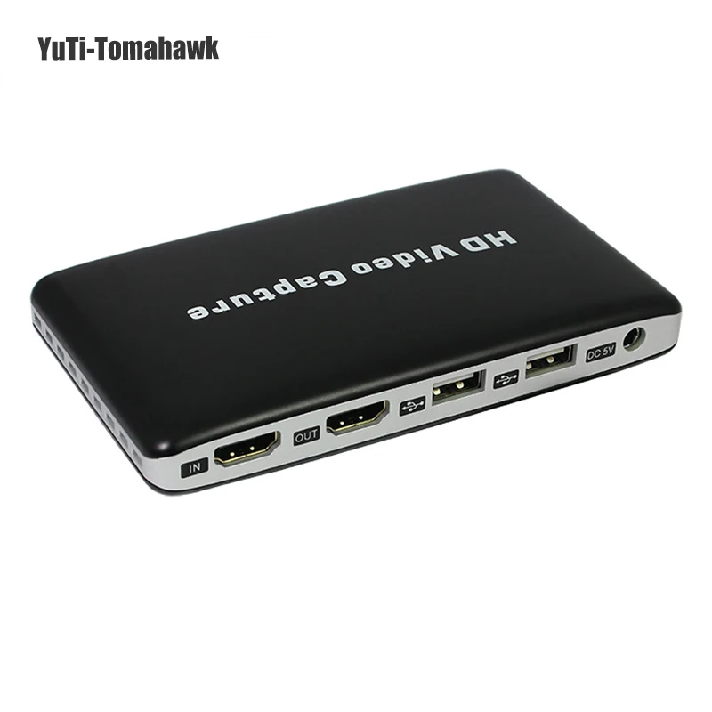 Nuevo USB 1080P HD captura de vídeo HDMI HDD juego AV captura de vídeo grabadora + Control remoto G
