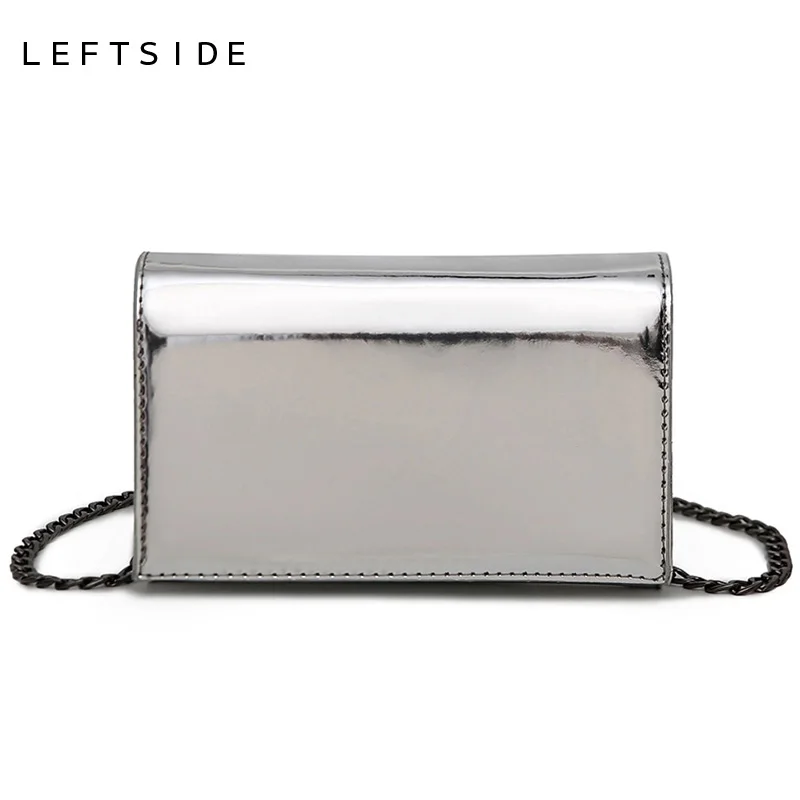LEFTSIDE New Laser Mirror Women Messenger Bags Bling Face Flap Shoulder Bag Designer Handbags High Quality Chain Clutch Bolsas LEFTSIDE New Laser Mirror Women Messenger Bags Bling Face Flap Shoulder Bag Designer Handbags High Quality Chain Clutch Bolsas