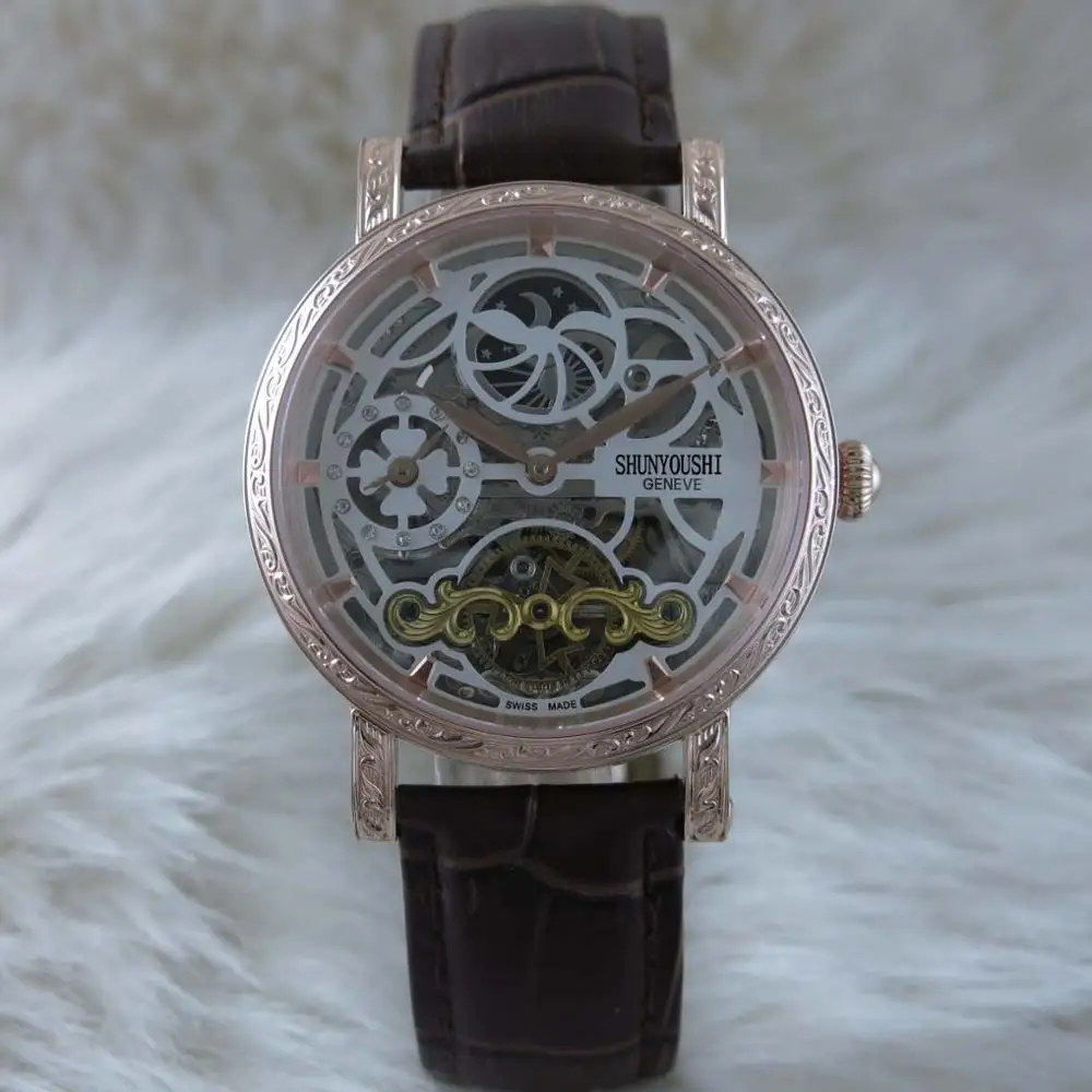 

WG06746 Mens Watches Top Brand Runway Luxury European Design Automatic Mechanical Watch