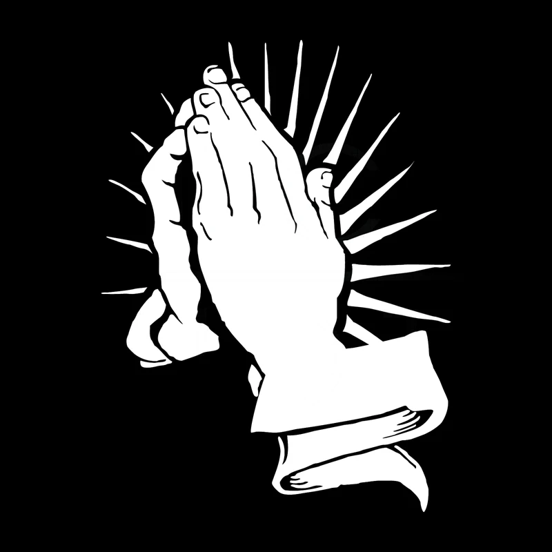 Jesus Hands Vinyl Car Sticker