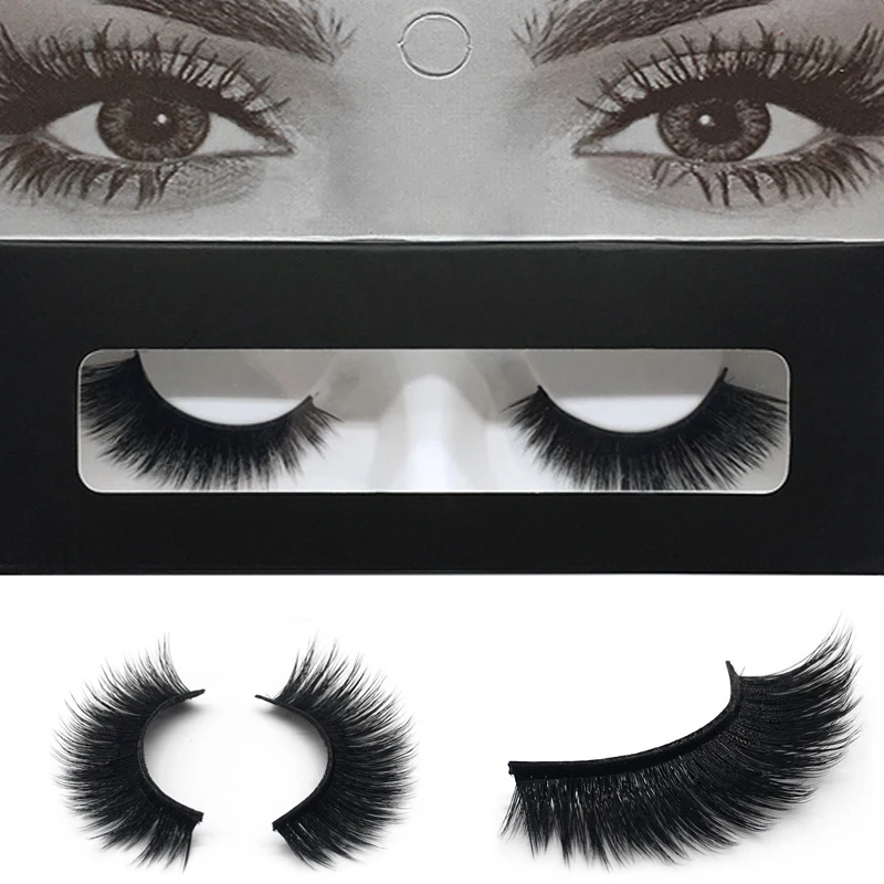 

3D Mink Eyelashes Hand Made Natural Long Faux Mink Lashes Luxury Full Strip Lashes Extension Reusable Fake Eyelashes for beauty
