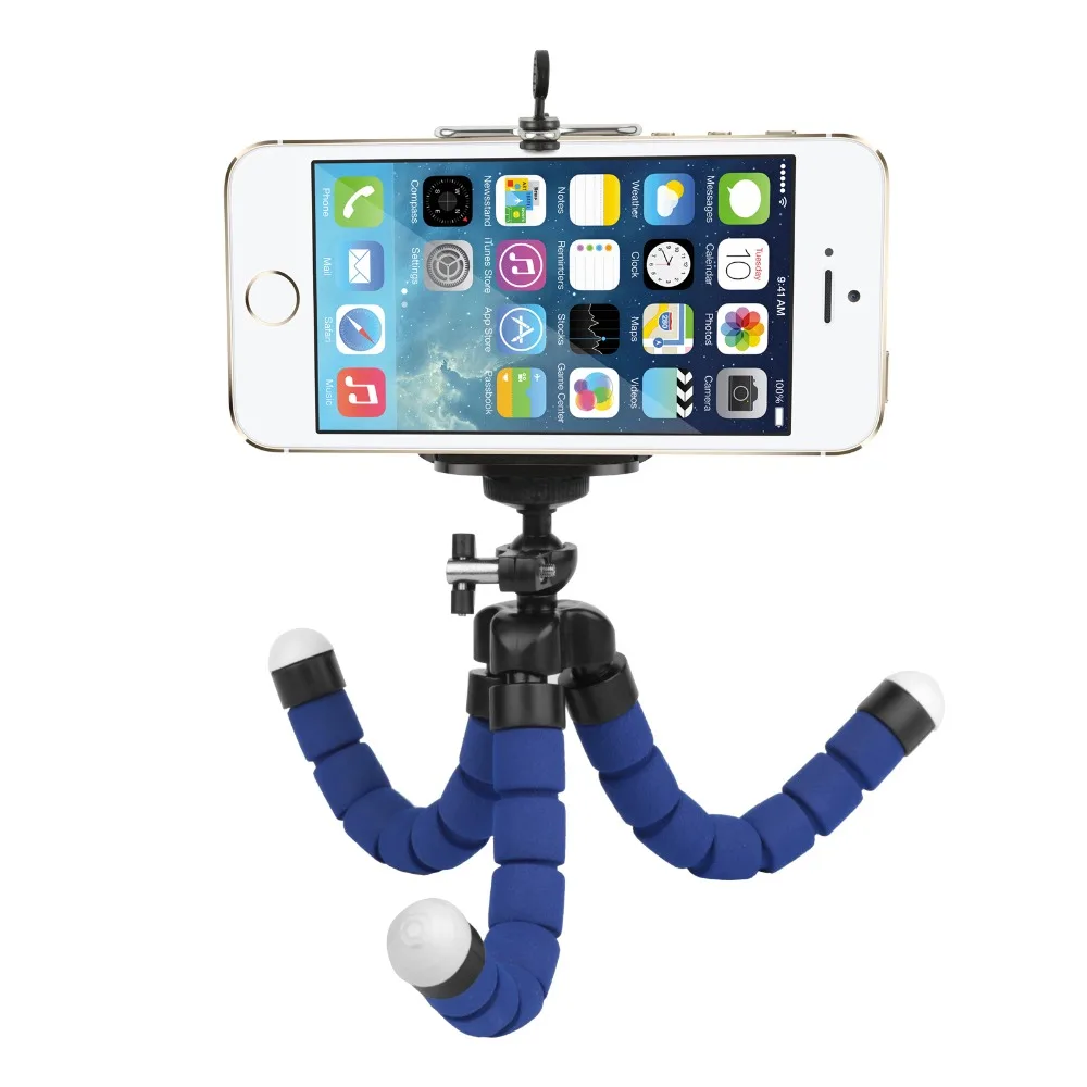 SHOOT Sponge Flexible Octopus font b Tripod b font For Phone with Phone Holder font b