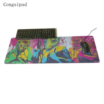 

Congsipad Hotline Miami Pad mouse pad to Mouse Notbook Computer Mousepad Custom With Locking Edge Gaming Mouse pad Gamer