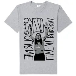 Оззи Осборн Black Sabbath Bark At The Moon печать плакатов Модифицированная вискоза и хлопок высокого качества футболка тонкий стиль
