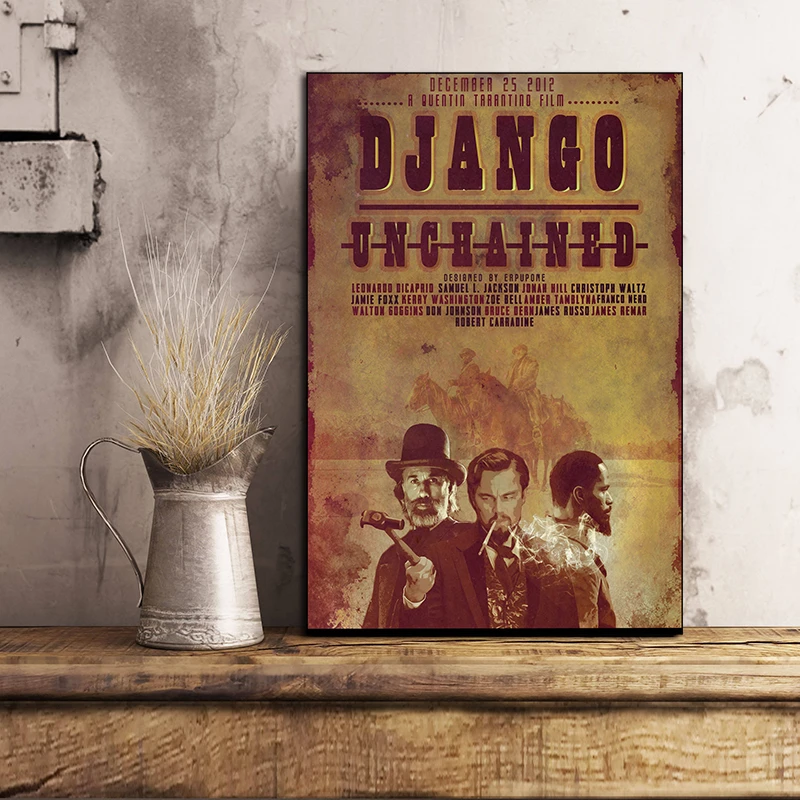 

Tarantino Classic Movie Marvel Wall Art Canvas Poster Print Decoration Picture For Living Room Bedroom Decor