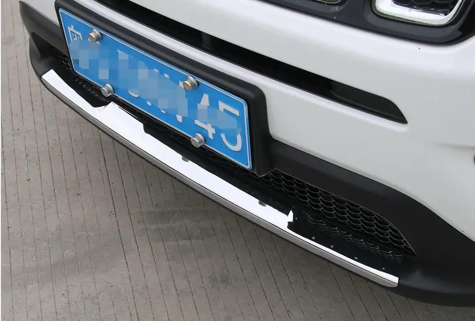 Yimaautotrims Хромированная передняя нижняя крышка бампера + Передняя решетка решетки
