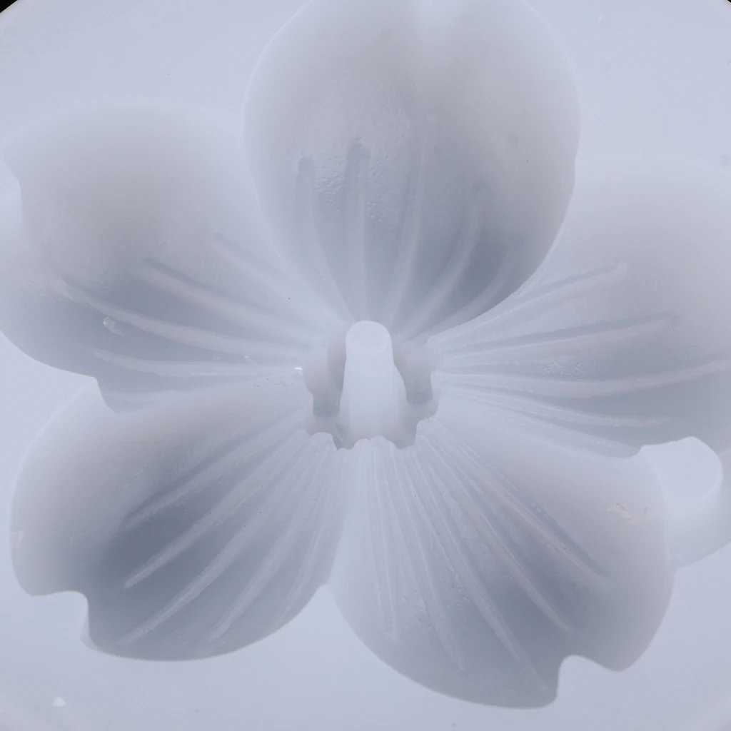 Large Fine Flower Shaped Aromatherapy Wax Tablets Gypsum Mold Plaster Silicone Mold Soap Candle Making Moulds