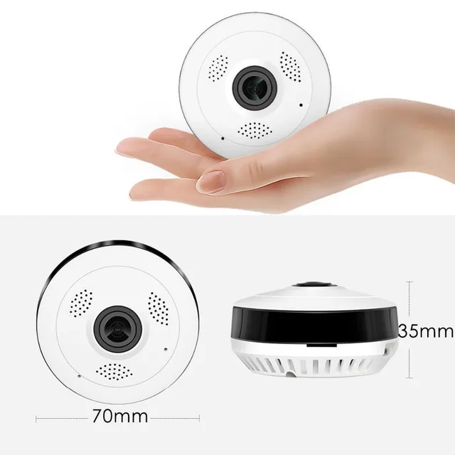 VR13 Wireless HD FishEye IP WiFi Panoramic Camera 960P 360 Degree 1.3MP Security 2