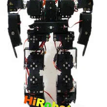 17 dof био-робот, металлический гуманоид, бип, ходячий робот с высокий крутящий момент сервопривода, робот аксессуары/части, для робота DIY, учебный проект