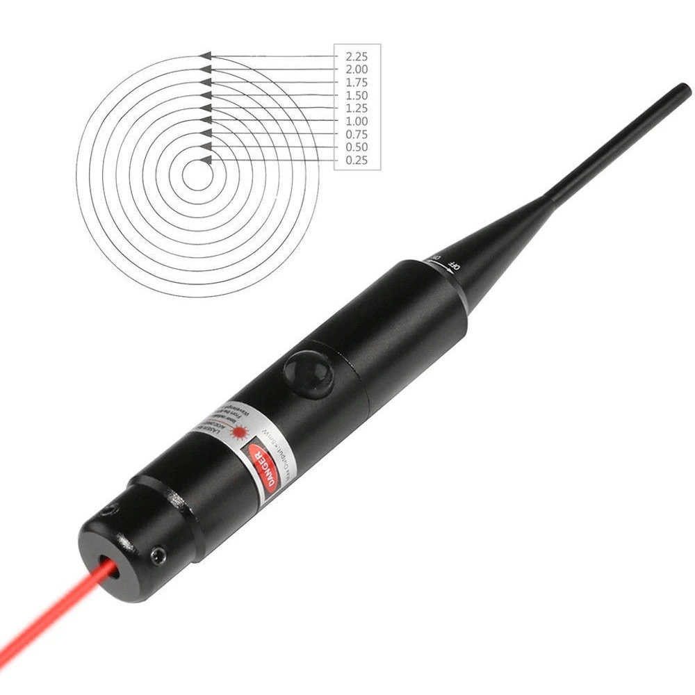 

Tactical Red Dot Laser Bore Sighter 8 Expandable Adapters Laser Bore Sighter Red Dot Laser Sighter Scope Kit