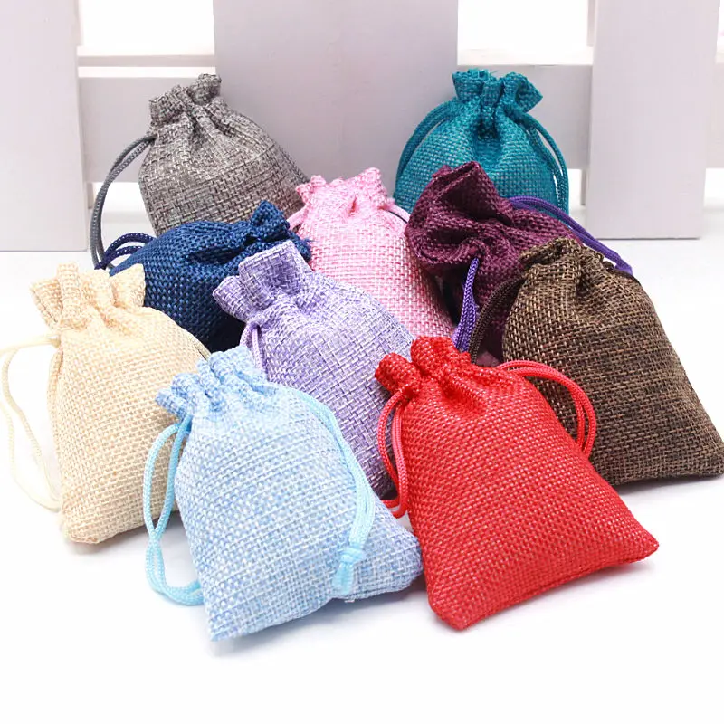 

5pcs Size 6.5x8.5cm Cotton Bags Christmas Halloween Gift Box Packaging Gift Bags Wedding Candy Box Chocolate Bags
