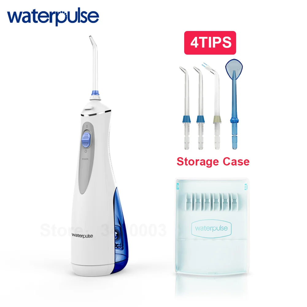 

Waterpulse V400 4 Tips Dental Flosser Portable Cordless Oral Irrigator Electric Irrigation 240ml Oral Irrigators Water Flossing