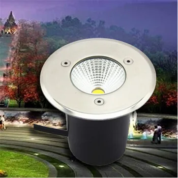 

Free shipping 10W COB LED underground lamps Buried lighting LED underground light outdoor recessed AC85-265V