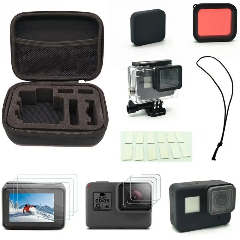 For Gopro Hero5 Accessories Silicone Case / Lens Cover