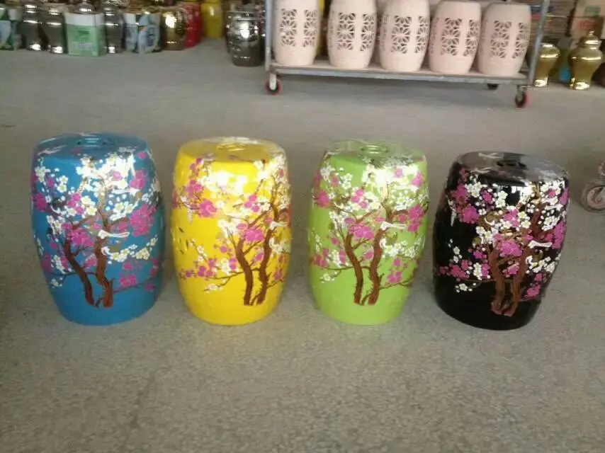 In shoes stool with ceramic drum stool home furnishing articles stool