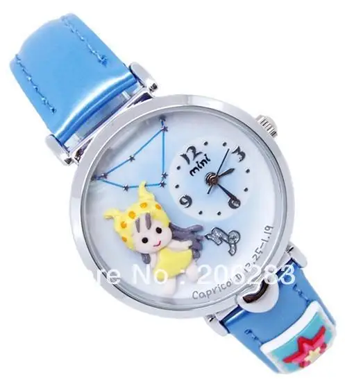 

MN812 Fashion originality MINI watch 3D Capricorn watch DIY women watch 1pc+free shipping